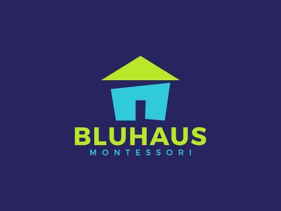 Bluhaus Logo cincinnati design flat graphic design logo logo design