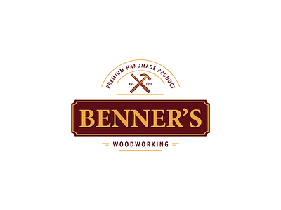 Benners Woodworking Logo brand brand design cincinnati graphic graphic design identity design local logo logod esign small business woodworking