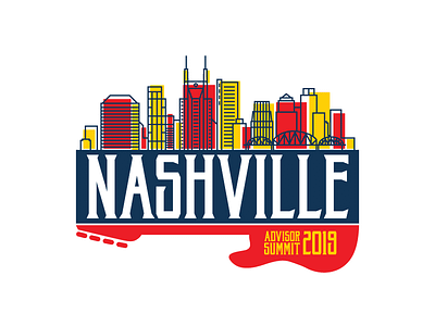 Nashville Advisor Summit 2019 Logo 2019 cincinnati conference design graphic design logo logo design nashville summit