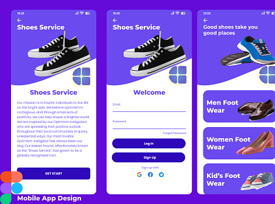 Shoes Service App Ui app app design branding dashboard design figma graphic design illustration typography ui ux webdesign