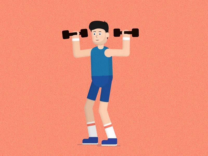 Sport animated animation body brazilero character education gif gym sport work