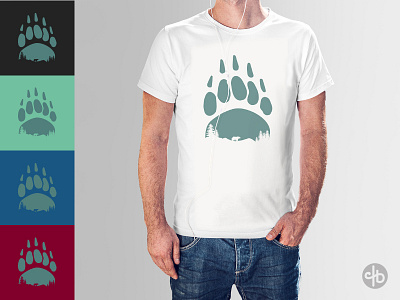 Illustration for t-shirts bear clothes design illustration nature shirt sport