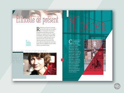 Magazine layout germany graphicdesign layout magazine photography