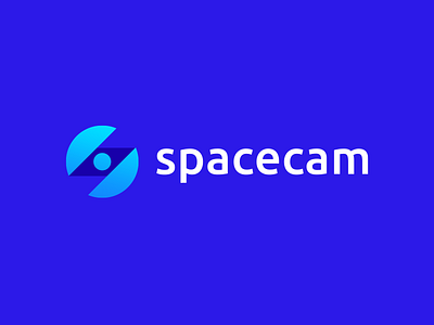 Spacecam eye letter logo modern round s space sphere zigzag
