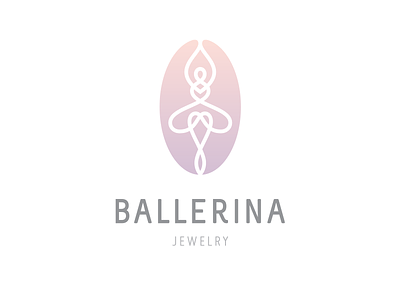 Ballerina ballerina ballet delicate elegant feminine fine gentle jewelery line logo