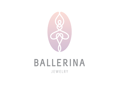 Ballerina ballerina ballet delicate elegant feminine fine gentle jewelery line logo