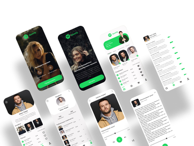 Spotify by Fozil on Dribbble