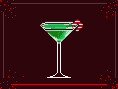 Holiday Grasshopper Cocktail