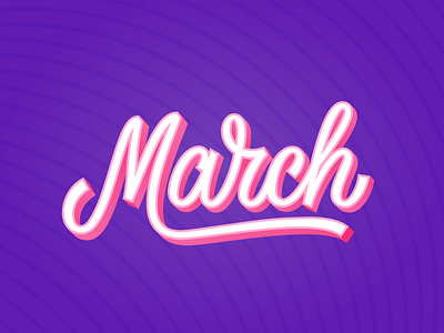 March by Krste Kochev on Dribbble