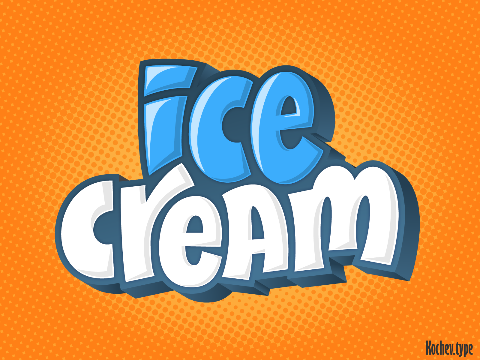 Ice Cream by Krste Kochev on Dribbble