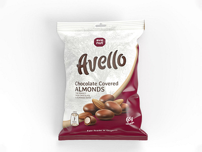 Avello almonds consumer goods fmcg food logotype nuts packaging