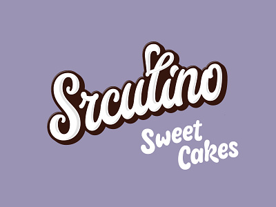 Srculino branding design lettering logo logotype script typography vector