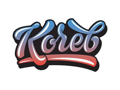 Кочев/Kochev branding gradient logo logotype shadow