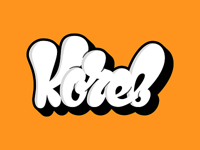 Кочев/Kochev 2 cartoon fat script game orange script shadow