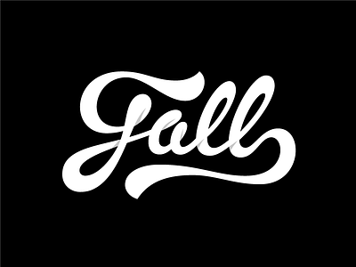 Fall branding design hand lettering illustration lettering logo logotype script typography vector