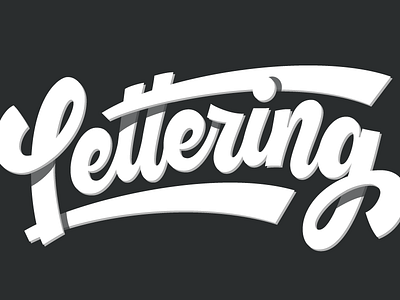 Lettering design fat script hand lettering illustration lettering logotype script typography vector