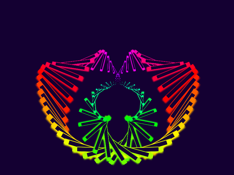 3D rainbow hypnosis dance abstract css dance fractal gradient hypnosis loop processing rainbow tsankashvili