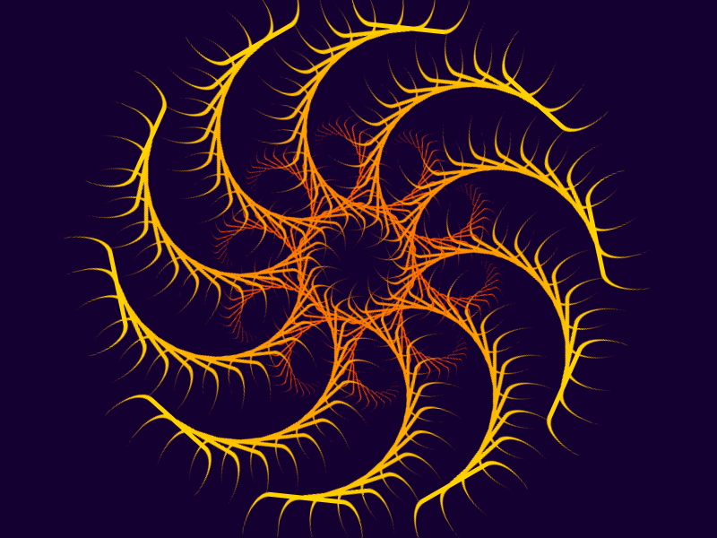 Fiery Claws abstract claws css fire html hypnosis loop processing pure css tsankashvili