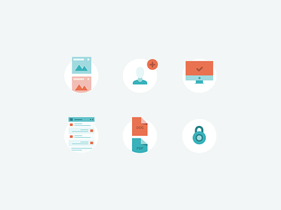 User Avatar Profile Flat Icons by Dighital on Dribbble