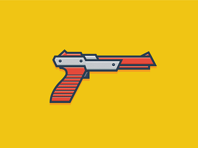 Duck Hunt duck flat gun hunt illustration simple vector