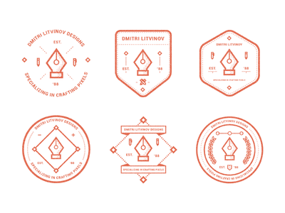 Badges badges illustration minimal vector