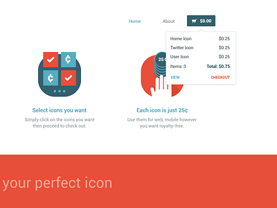 Secret Project about check out e commerce home icons landing menu shopping cart