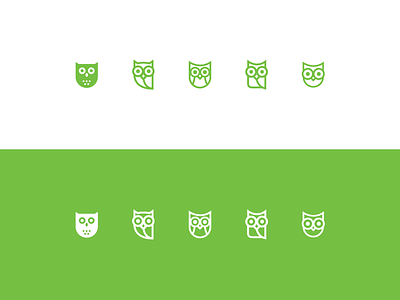 Owls animal bird branding logo mark owl simple vector