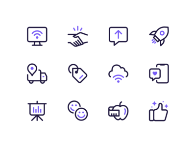 TV/Internet Icons approved cable cloud delivery icon designer icon set iconography icons internet liked shipped tag tv ui ux wifi