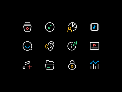 Music Dashboard Icons