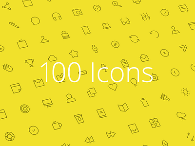 100 Icons bin chat cloud cryptocurrency dashboard fintech glasses icon set icons lightbulb time trophy