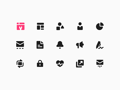 Sendlane Icons chart email icon design icon designer icon set iconography icons nav navigation icons notification sign solid icons tools ui
