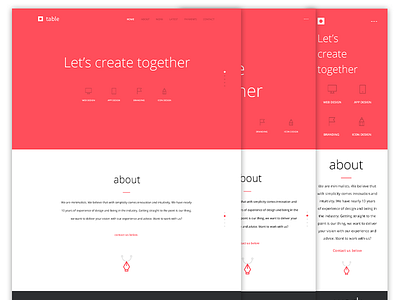 Table Creative Website