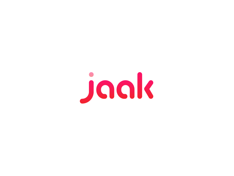 Jaak Logo headphones jaak logo mark music negative space simple typeface white space