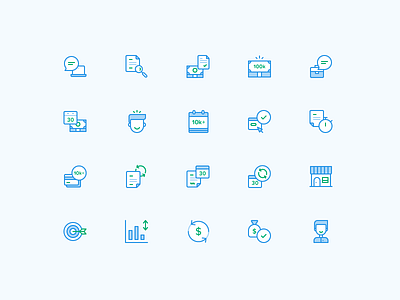 Sprout Finance Icons business credit card crypto wallet finance fintech graph icon set icons payments ui design ui ux