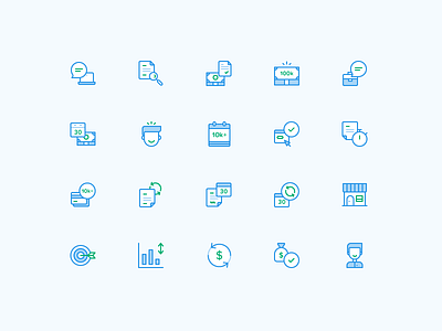 Sprout Finance Icons