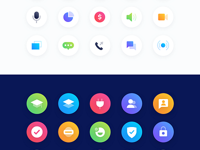 Voxeet Icons by Dmitri Litvinov on Dribbble