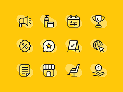 Salon Icon Set by Dmitri Litvinov on Dribbble