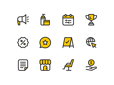 Salon Icon Set by Dmitri Litvinov on Dribbble