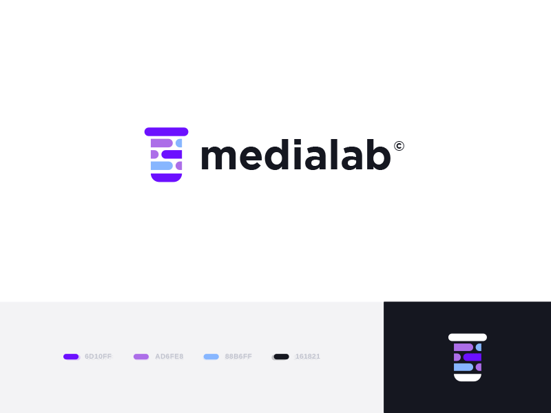 Medialab Branding By Dmitri Litvinov On Dribbble