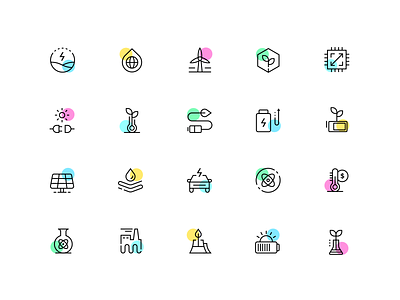 Technology Icon Set