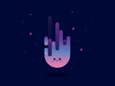 Cute Asteroid Illustration asteroid burning cute cute flame space universe