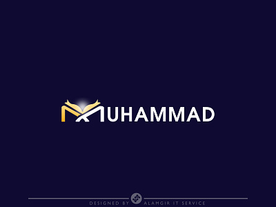 Mohammad (sa:) Typography Logo Design