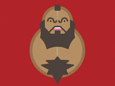 Delightful Zangief fan art street fighter vector video games