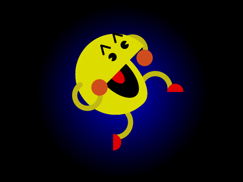 Delightful Pacman Gallup fan art vector video games