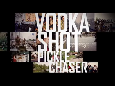 Vodka Shot Pickle Chaser book book design design