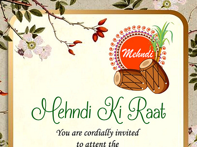 Rasm-e-Mehndi Card