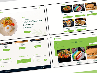 Simple Online Food Store with eCommerce functionality design design website ecommerce figma online store ui ui design uiux web design web development website website design website development wordpress wordpress development wordpress website