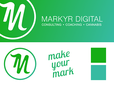 Markyr Identity branding design illustration minimal typography