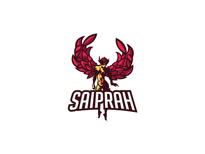 Saiprah adipe branding design esport logo logo a day logo design logo designer logo mark logodesign logos logotype mascot wings