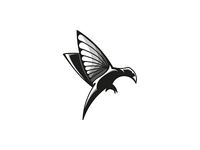 Caizik animal bird caizik fly logo wings